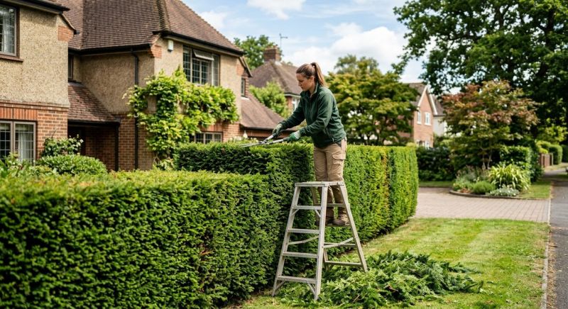 Hedge Pruning in Aiken, SC