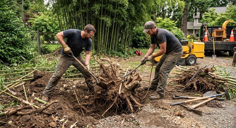 Bamboo Stump Removal in Calvert County, MD